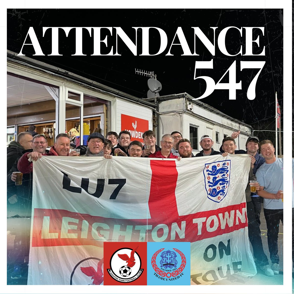 𝙁𝙖𝙣𝙨 𝘼𝙧𝙚 𝙁𝙤𝙧𝙚𝙫𝙚𝙧 ❤️ 

Thank you to over 547 of you at the Freed Veneers Community Stadium this afternoon 👏

‘Form is temporary, but FANS ARE FOREVER’ 

Our average attendance is 362 this season, no club in the league can say the same 🔥

#YourTownYourTeam