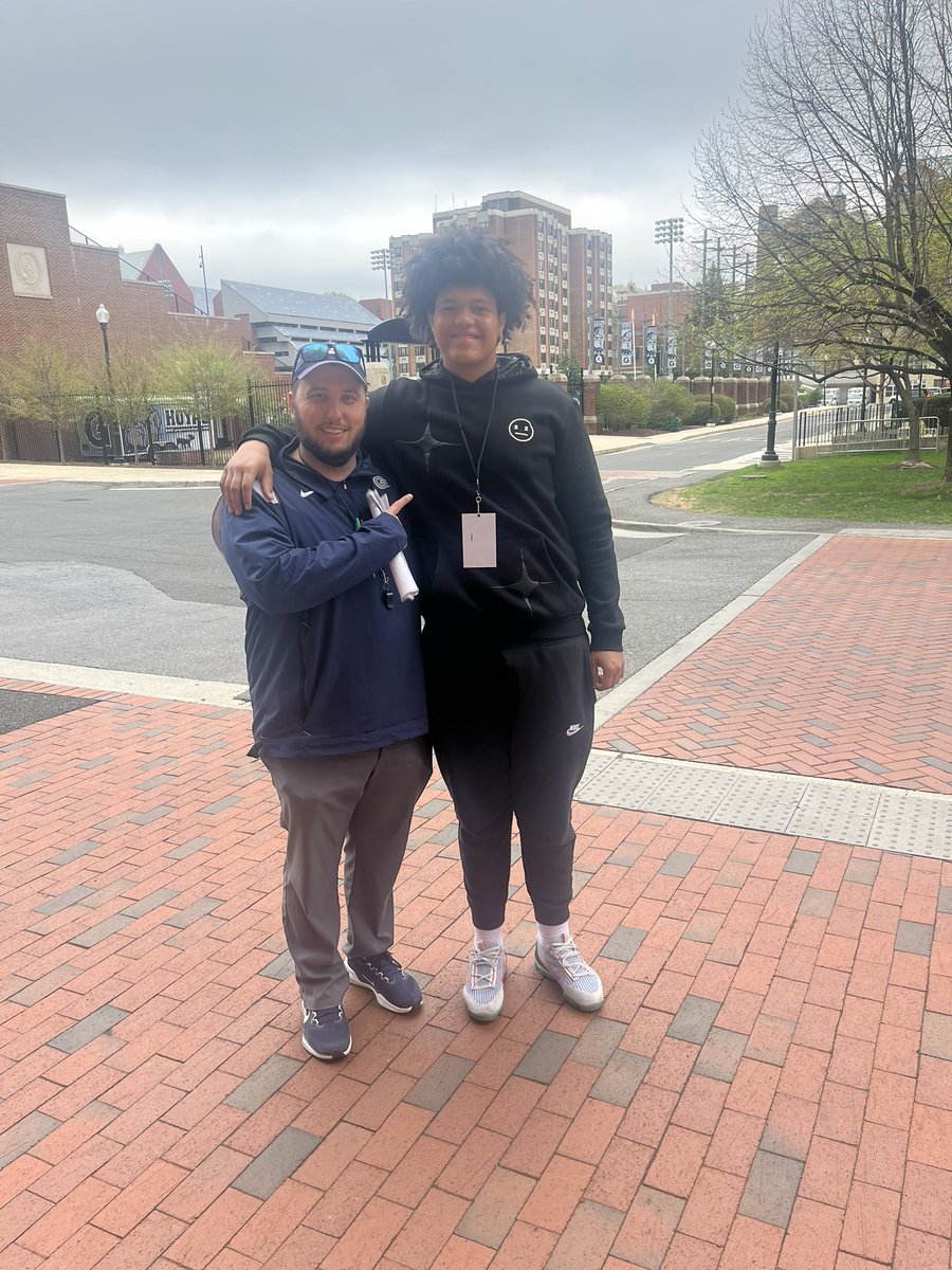 After A Great Jr Day and Conversation With <a href="/CoachRamey_/">Gary Ramey Jr.</a> and <a href="/CoachPartin/">Joey Partin</a> I’m Blessed To Receive My Fifth D1 Offer From Georgetown University!