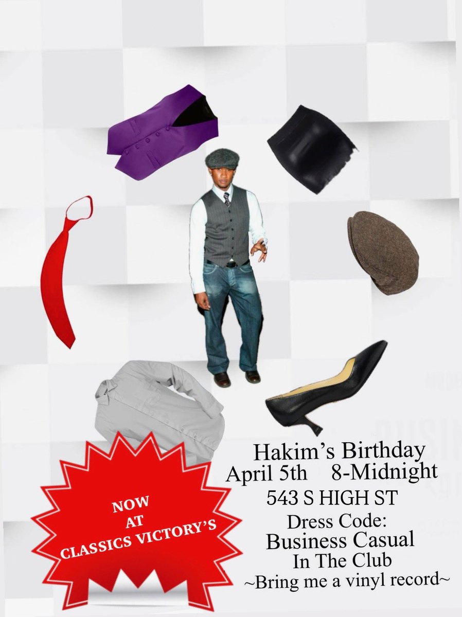 The rain can’t stop us !
Location change to @classicsvictorys 
543 S High st
8pm-midnight