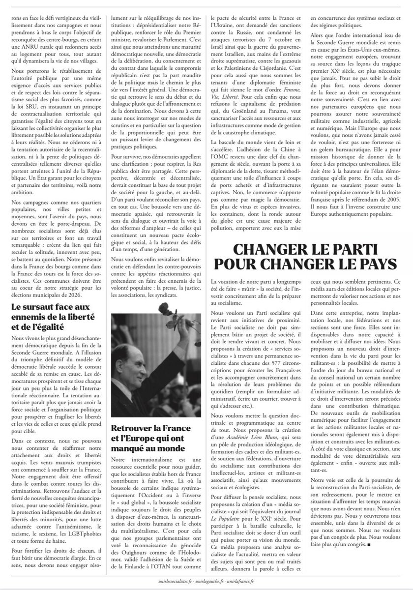 Est-ce qu’on rejoue le dernier #congresPS ou est-ce qu’on essaie de nous <a href="/Unir__/">Unir.</a> pour donner de la force à nos idées et de la clarté à notre stratégie ? Moi j’ai choisi 😊 !