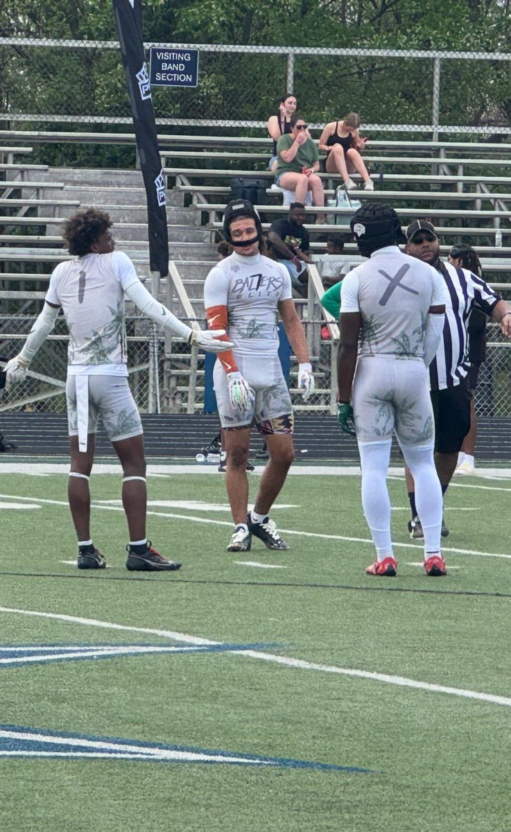 Southside Swarm playing at the highest level in Knoxville, TN National 7 on 7 Pylon event. 

‼️College Coaches‼️. Upset defending national SEC champions Bal7ers Browder County Florida all FBS players.  Defense gave up the least amount of points in tournament.  Dudes can play!