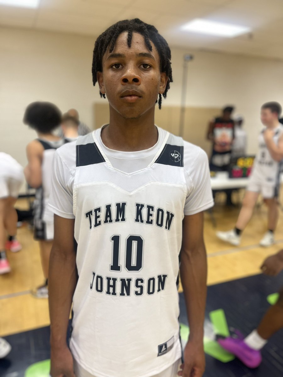 COUNT UP!! (@mathurineagency) on Twitter photo Kegan Johnson (<a href="/keganjohnson_5/">Kegan Johnson</a>) 6’3 G 2028 Team Keon Johnson
Big guard that was a play ahead and always looking to make the extra pass. Plays big, threw down some monster dunks and played with a good pace. Willed his team to a big win on the day. Kegan Johnson (<a href="/keganjohnson_5/">Kegan Johnson</a>) 6’3 G 2028 Team Keon Johnson
Big guard that was a play ahead and always looking to make the extra pass. Plays big, threw down some monster dunks and played with a good pace. Willed his team to a big win on the day.