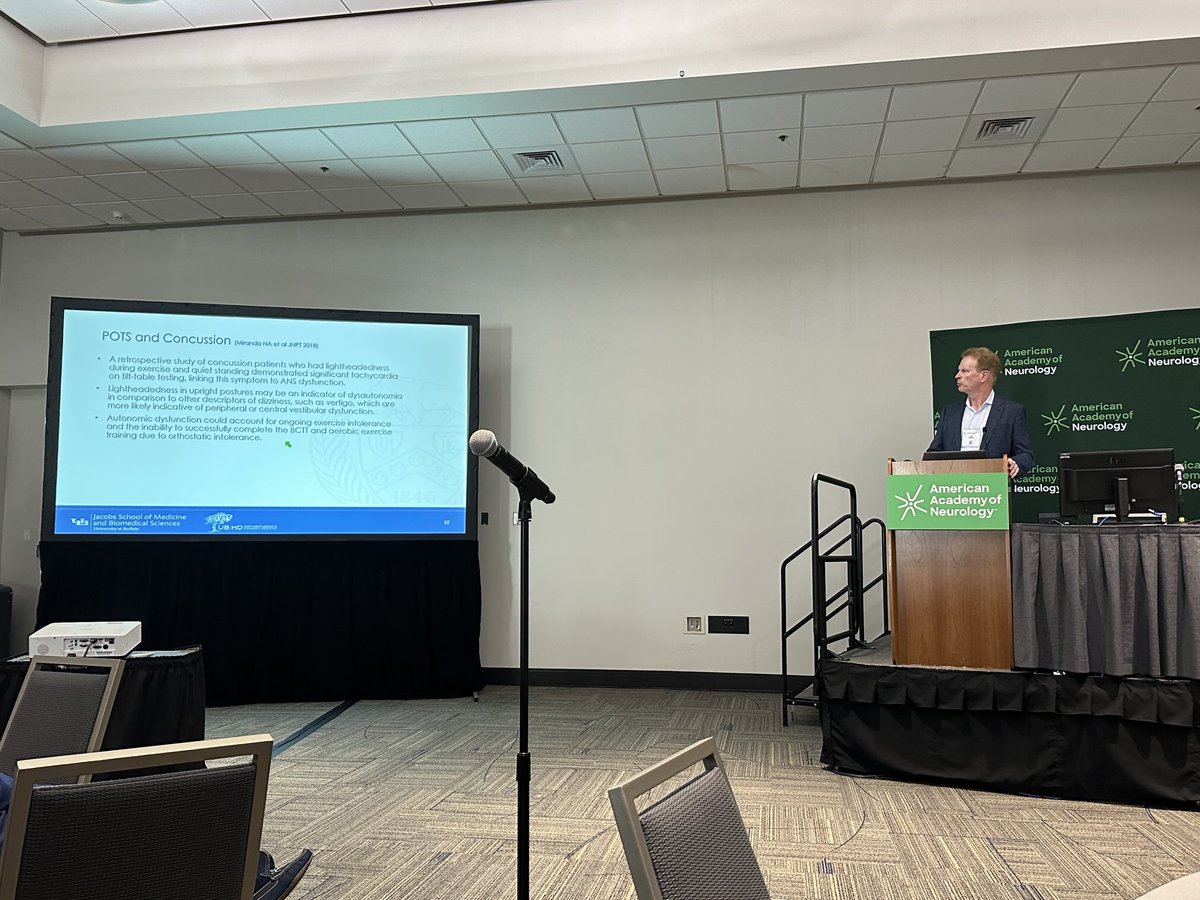 Consider POTS in postconcussion patients with persistent symptoms #AANAM ⁦<a href="/AANmember/">American Academy of Neurology</a>⁩ ⁦<a href="/EndeavorHlth/">Endeavor Health</a>⁩