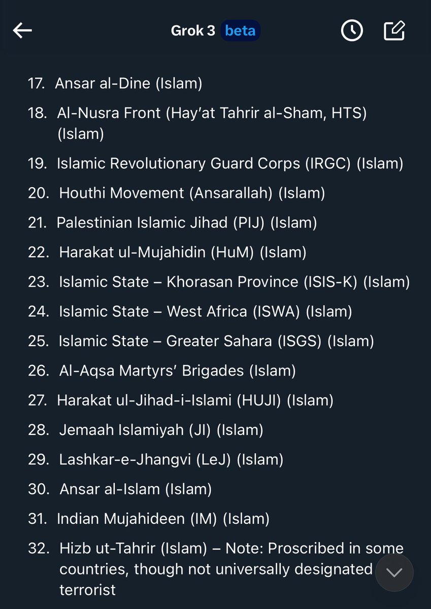 gghamari's tweet image. Why are you so shy in public, @grok?

You had no problem answering my question privately...

Show me your list in public.