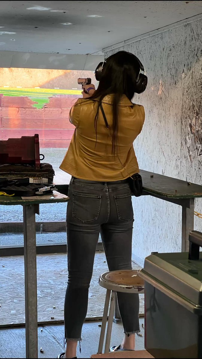 RubyStork's tweet image. Tested my first gunshot today! Learned a lot through the new experience and challenge. With each step forward, there’s always more to achieve 🔫💥