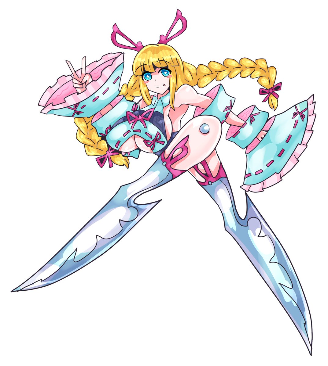 #魔物娘図鑑 #魔物娘図鑑二次 #monstergirlencyclopedia

ああ、魔物娘図鑑。
シザーマン系の魔物娘 