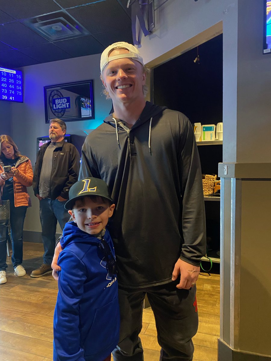 Little man’s first minor league baseball and got the ball signed by <a href="/maxxclarkk13/">Max Clark</a>. Good luck this season and thanks for being such a nice guy