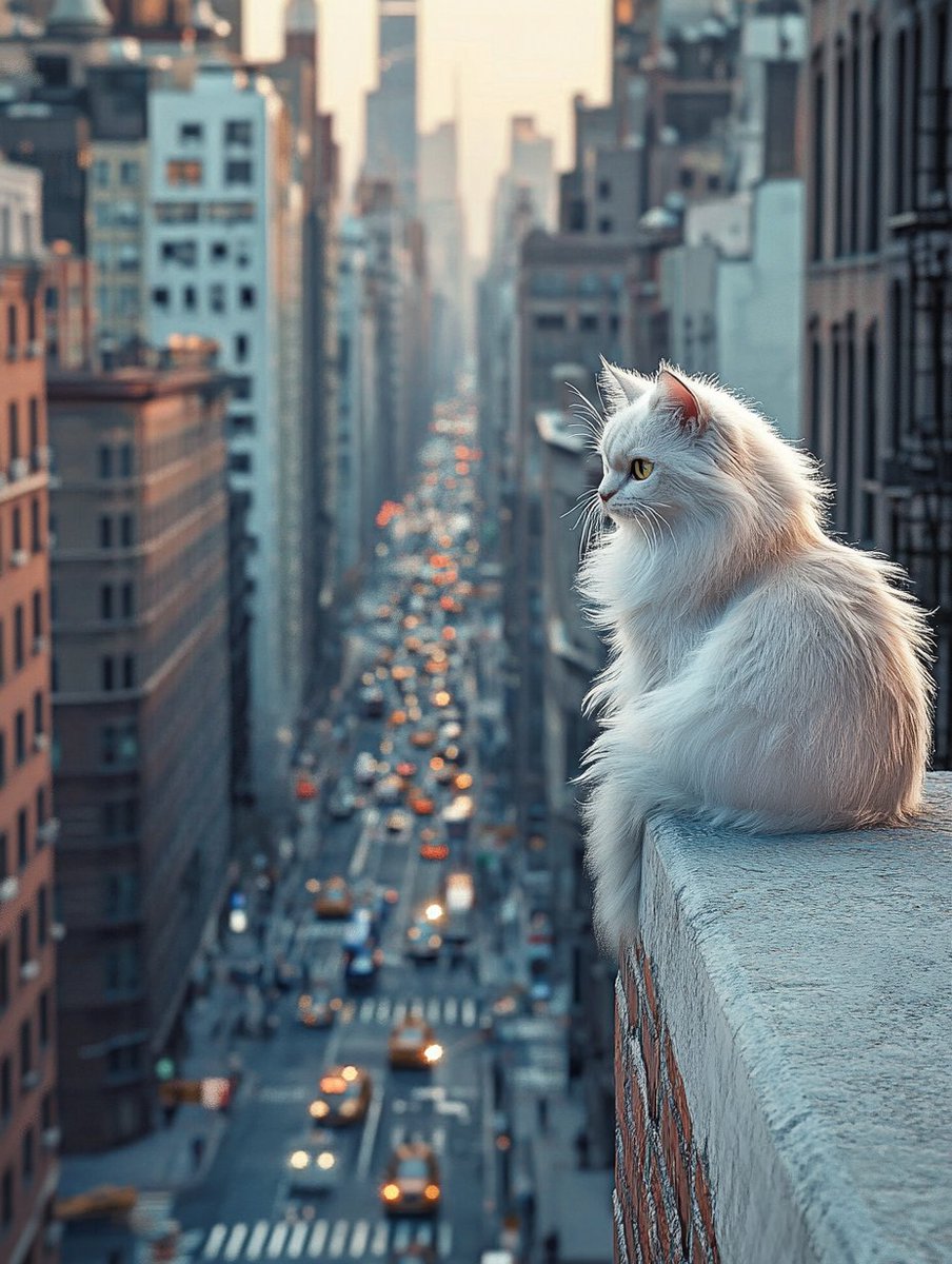 AIArtWave's tweet photo. #AIArtWave #AI #Art #Cat #Persian #City https://t.co/Jif6CFsYL6