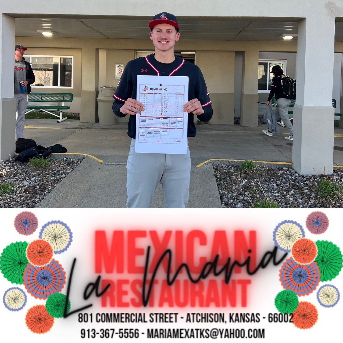 Our La Maria Holy Guacamole player of game 2 vs William Penn is <a href="/ScottMatzke2/">Scott Matzke</a> 

RETPOST/LIKE/FOLLOW for a chance to win free guacamole/queso from La Maria!