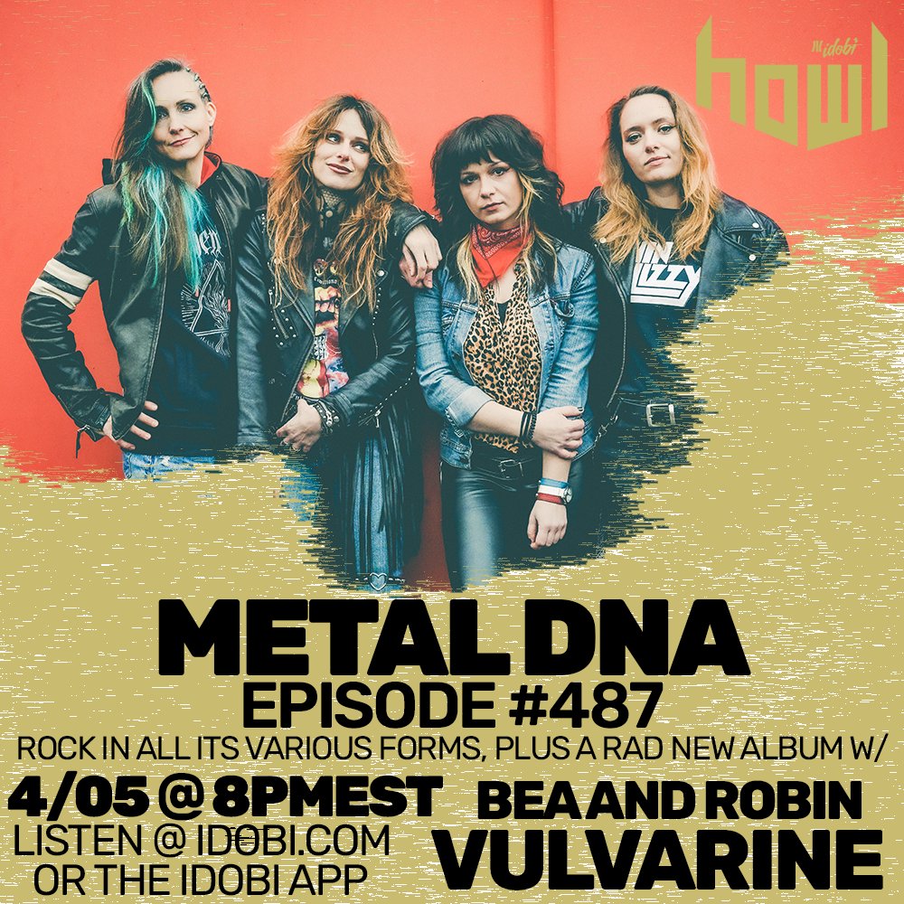 Live right now! It's <a href="/MetalDNAShow/">Shawn Kupfer</a>!

Tonight <a href="/JohnnySix/">JohnnySix</a> is speaking with Bea &amp; Robin of Vulvarine!

Listen -&gt; ido.bi/howl
