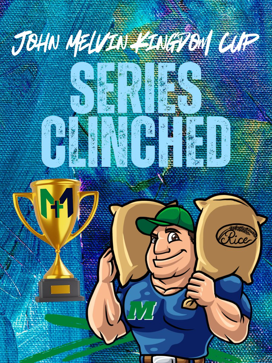 Congratulations to JMU Millers for clinching the 1st Annual JMU vs JMCC “Kingdom Cup Championship by sweeping the 2nd series this weekend.  The Kingdom Cup Trophy will be presented to the Millers at the final JMU vs JMCC series in Crowley on April 18 &amp; 19. Great job Millers. 💙💚