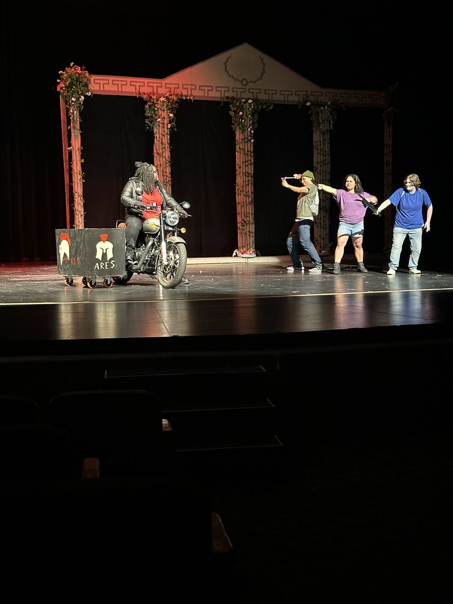 One more chance to catch ‘The Lightning Thief’  tomorrow at 1pm.  Great show!
