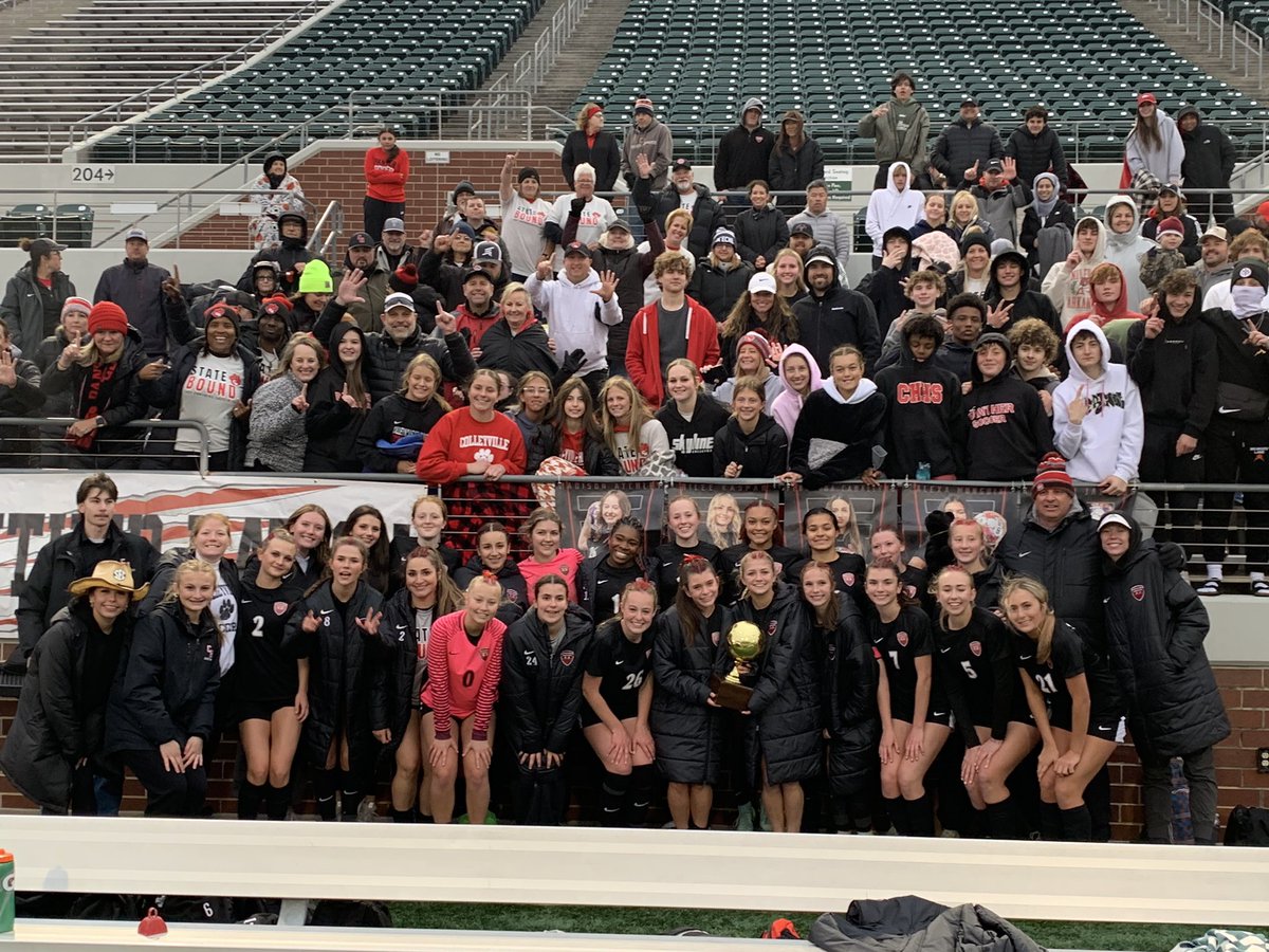 The Lady Panther soccer team is Georgetown bound! After a 4-0 win, they are advancing to the state championship next Friday, April 11, at 4 p.m. #WeAreGCISD