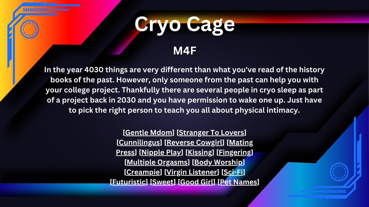 RayneFallVA's tweet image. New script! This one took me a ridiculously long time to make but it's done! Enjoy!
reddit.com/r/gonewildaudi…