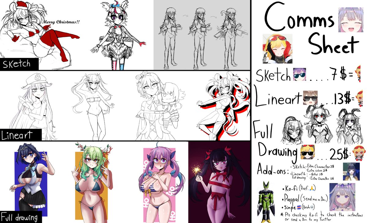 I FINALLY MADE A COMMS SHEET 🗣️🔥

ko-fi.com/jugotastico/co…

For any questions pls send me a dm