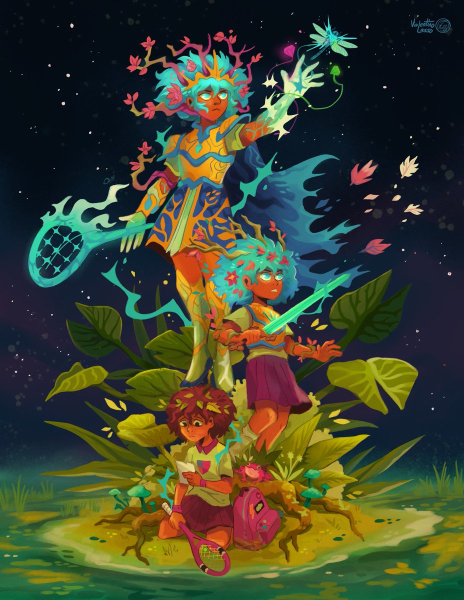 valentino_lasso's tweet image. Metamorphosis
 #Amphibia_Contest 💙🌿✨
