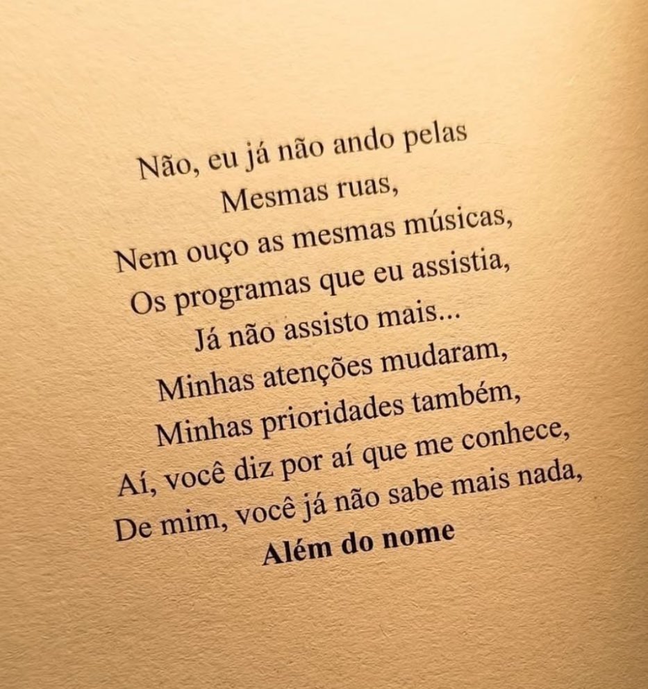 webflavia's tweet image. De mim, você já não sabe mais nada, além do nome!