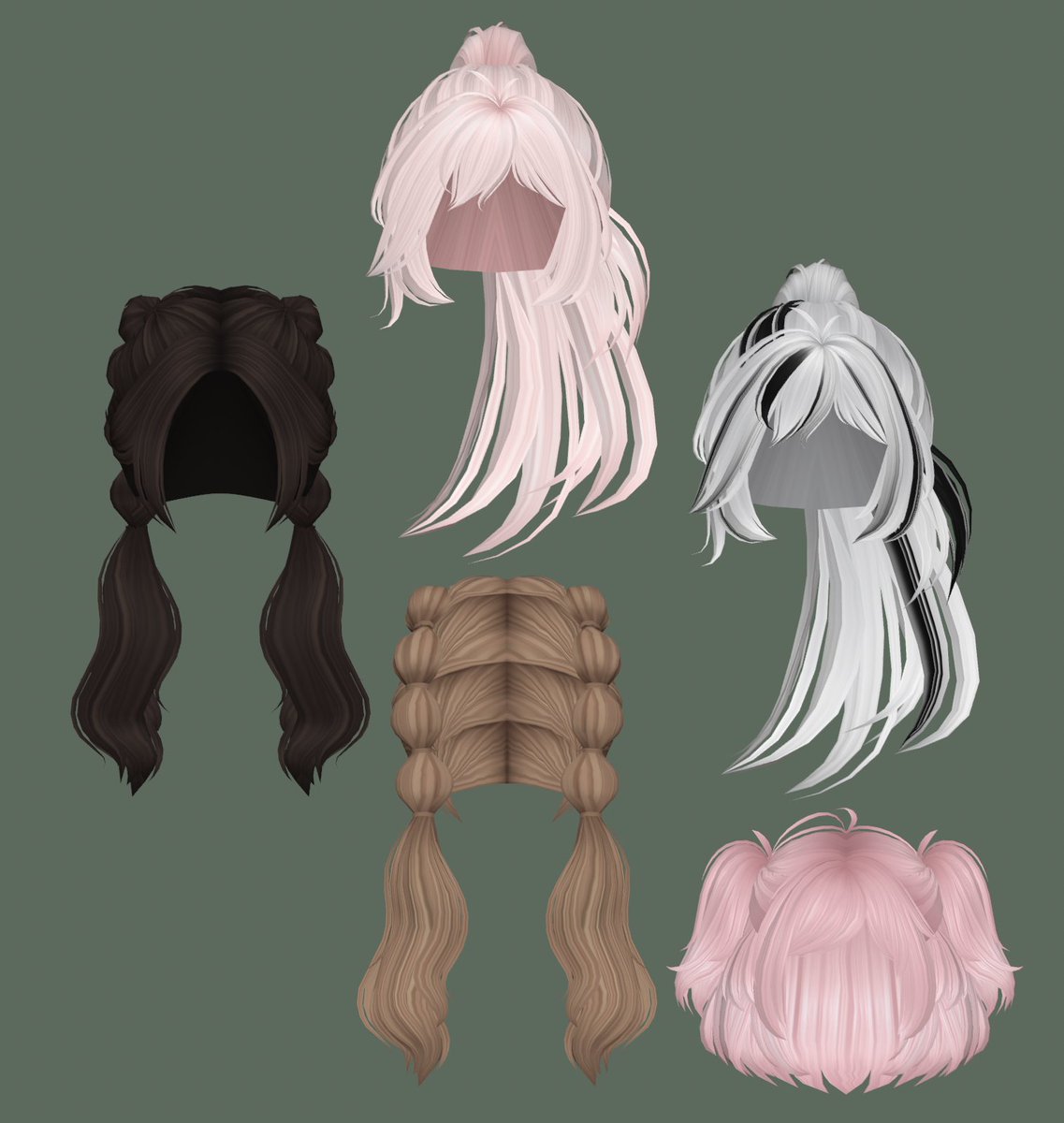 luckyyloll's tweet image. some of the hairs i uploaded in the past few weeks 🌸✨
available in so many cute colors! : roblox.com/communities/16…
#roblox #robloxugc #robloxdev