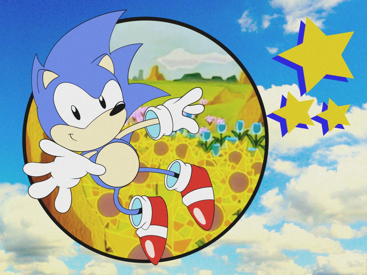 You can win, as long as you keep, your hands in the sky! 
♫⋆｡♪ ₊˚♬ ﾟ.
.
.
.
#SonicTheHedgehog #SONIC #SonicCD