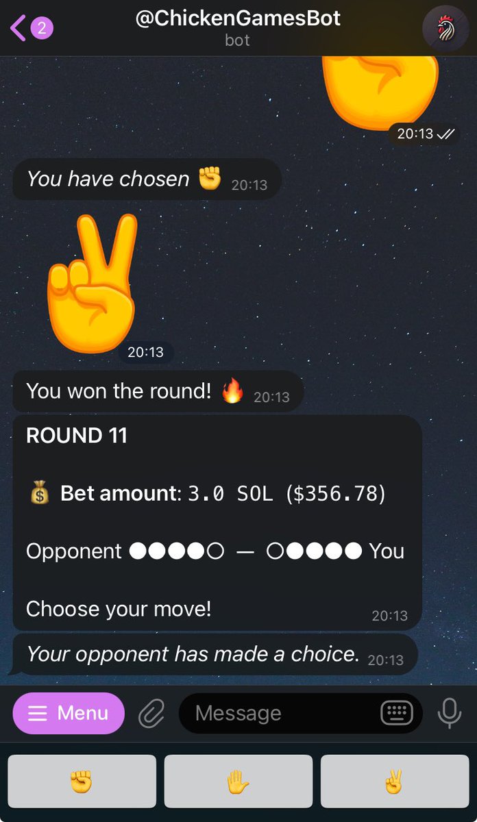 ChickenGamesBet's tweet photo. @grok What move should I do next? 😰

#bet #P2E #bigwins https://t.co/CY2XUhM1yB