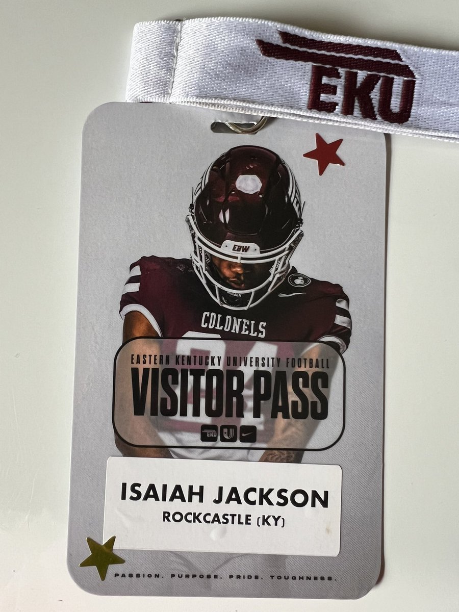 Isaiah Jackson (@isaiahjacksonn2) on Twitter photo Appreciate the invite and opportunity to attend <a href="/EKUFootball/">EKU Football</a> Junior Day! Look forward to being back on campus soon!
<a href="/CoachDerekDay/">Derek Day</a> <a href="/EKUWWells/">Walt Wells</a> <a href="/Cox83Caleb/">Caleb Cox</a> <a href="/jaxegan_eku/">Jax Egan</a>
<a href="/coachlarkey11/">chris larkey</a> <a href="/joshmartin49/">Coach Martin</a> <a href="/TeamCTSP/">Team CTSP</a> <a href="/Coach_CTaylor/">Corey Taylor</a> <a href="/PrepRedzoneKY/">Prep Redzone Kentucky</a> <a href="/LippertScouting/">Ryan Lippert</a> <a href="/drew_toennies/">Drew Toennies</a> Appreciate the invite and opportunity to attend <a href="/EKUFootball/">EKU Football</a> Junior Day! Look forward to being back on campus soon!
<a href="/CoachDerekDay/">Derek Day</a> <a href="/EKUWWells/">Walt Wells</a> <a href="/Cox83Caleb/">Caleb Cox</a> <a href="/jaxegan_eku/">Jax Egan</a>
<a href="/coachlarkey11/">chris larkey</a> <a href="/joshmartin49/">Coach Martin</a> <a href="/TeamCTSP/">Team CTSP</a> <a href="/Coach_CTaylor/">Corey Taylor</a> <a href="/PrepRedzoneKY/">Prep Redzone Kentucky</a> <a href="/LippertScouting/">Ryan Lippert</a> <a href="/drew_toennies/">Drew Toennies</a>