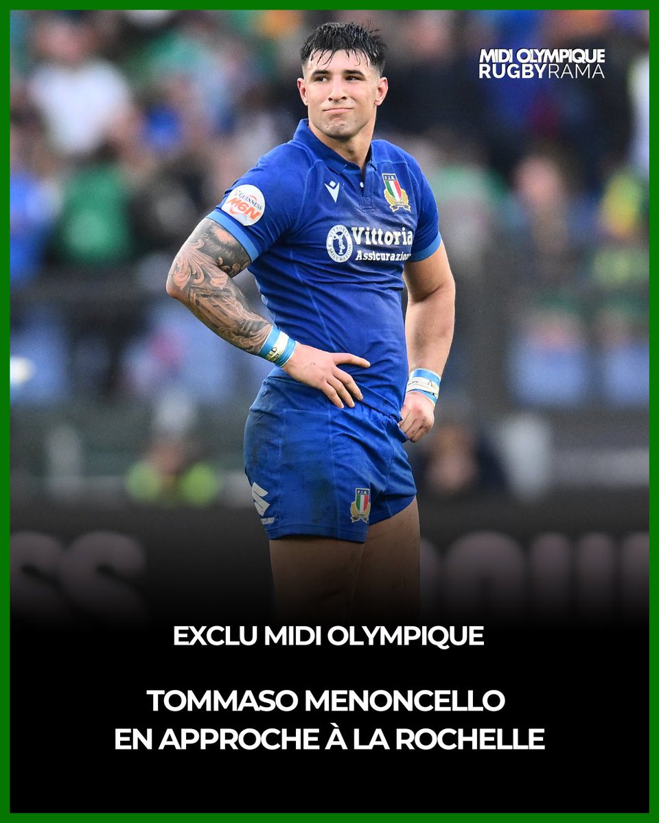 Selon nos informations, le centre italien Tommaso Menoncello est en contacts avancés avec La Rochelle. Le club à la caravelle est sur le point de frapper fort sur le marché des transferts.

Plus d'infos > shorturl.at/7RCpW