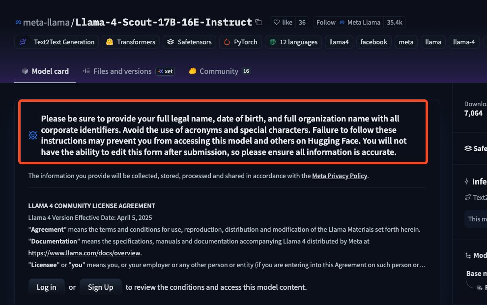 TheExplorerecho's tweet image. #Llama4: ‘Open source’? More like open weight—code &amp;amp; data stay locked. Plus, it flunks basic DB2 SQL—WITH UR becomes CTEs? AI genius or overhyped cake with no recipe? Let’s call out the bluff! #AI #OpenSourceBluff #SQLFail&quot; #ai  #meta