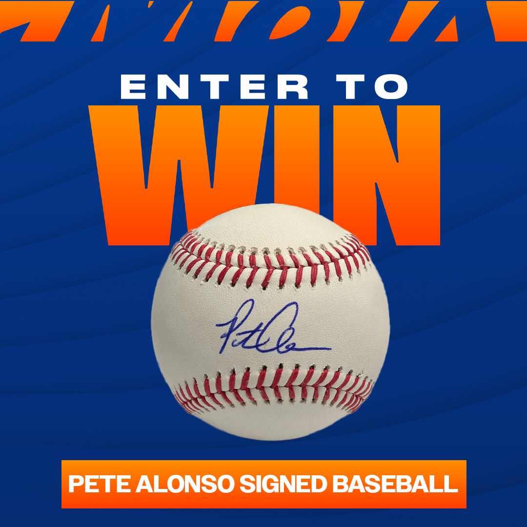 New York Mets (@mets) on Twitter photo 🐻❄️ ENTER TO WIN ⚾
In honor of the first home run at Citi Field in 2025, we're giving away a signed Pete Alonso baseball!
For a chance to win:
✅ Follow <a href="/Mets/">New York Mets</a> on X
🔄 Repost this
👀 Subscribe to us on YouTube 👉 bit.ly/3ZJRWY6 🐻❄️ ENTER TO WIN ⚾
In honor of the first home run at Citi Field in 2025, we're giving away a signed Pete Alonso baseball!
For a chance to win:
✅ Follow <a href="/Mets/">New York Mets</a> on X
🔄 Repost this
👀 Subscribe to us on YouTube 👉 bit.ly/3ZJRWY6