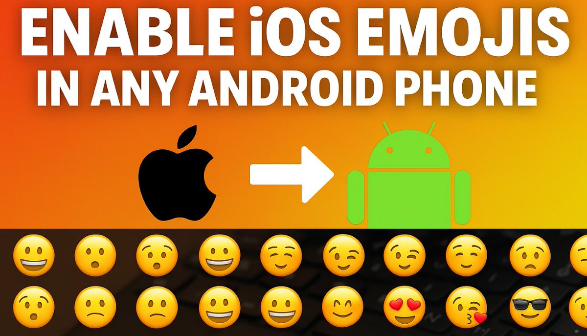 bsgautam_'s tweet photo. Install iOS Emojis on Android in 2 Minutes!🔥 
#ios #iphone16promax #technology #ghibliart
For video click the link.. https://t.co/PejI7AiFf6 https://t.co/Mxrsf5HYIL