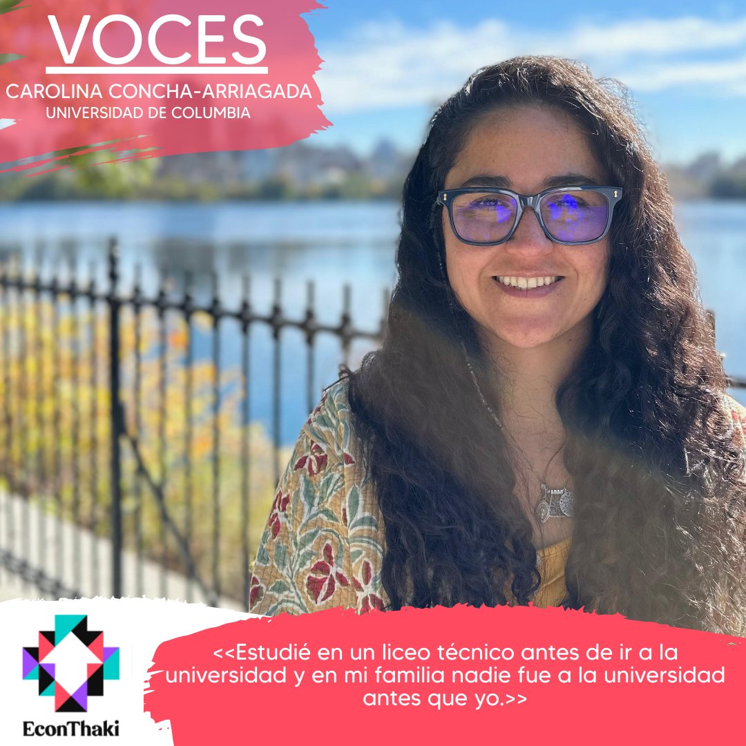 EconThaki (@econthaki) on Twitter photo 🎙️ #Voces | Carolina Concha-Arriaga (<a href="/ConchaArriagada/">Carolina Concha-Arriagada</a>), economista y profesora en Columbia, reflexiona sobre su formación en Chile, su paso por Georgetown y su agenda en micro aplicada y economía de la educación. Una mirada honesta al camino académico ➡️ econthaki.github.io/voces/2025/04/… 🎙️ #Voces | Carolina Concha-Arriaga (<a href="/ConchaArriagada/">Carolina Concha-Arriagada</a>), economista y profesora en Columbia, reflexiona sobre su formación en Chile, su paso por Georgetown y su agenda en micro aplicada y economía de la educación. Una mirada honesta al camino académico ➡️ econthaki.github.io/voces/2025/04/…