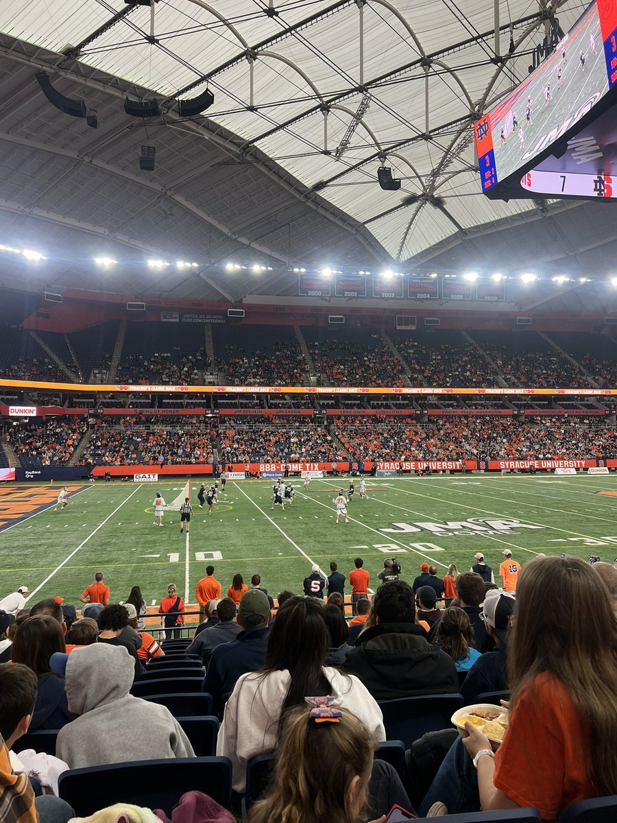 First lacrosse game☑️ great win <a href="/CuseMLAX/">Syracuse Men’s Lacrosse</a> !!!