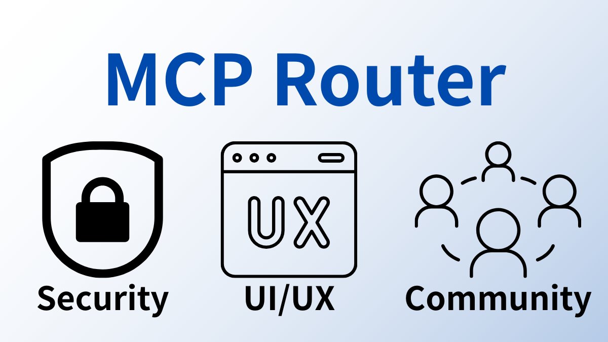 mcp_router's tweet photo. Security, UI/UX, and community: Not just priorities, but the foundation of every decision in our development process. #MCP #MCP_Router https://t.co/K1zUHeZji7