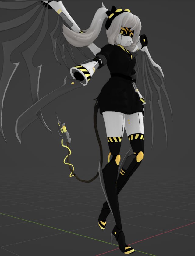 Eat up my goblins 

#MurderDrones #GLITCHproductions #MD #MDJ #MurderDronesJ #DisassemblyDrone #VRChat #VRC #VRChatAvatar