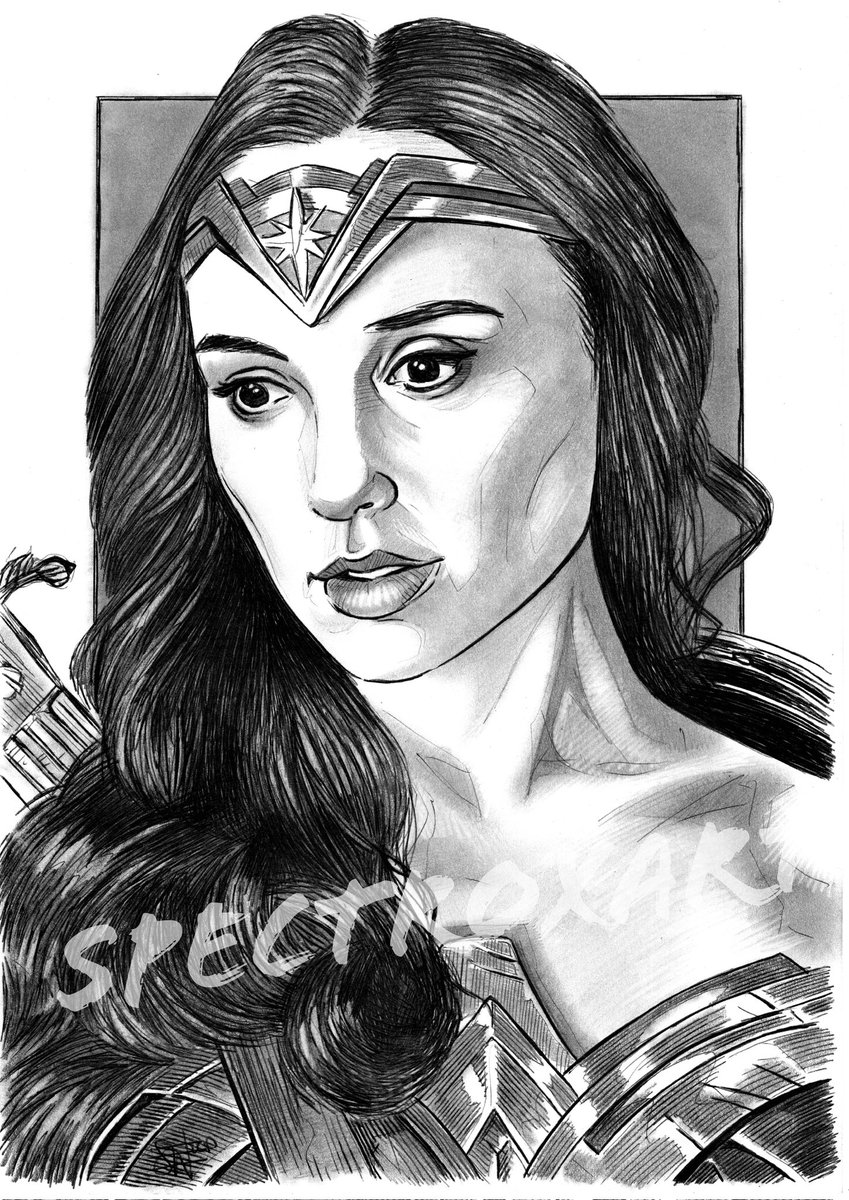 "I will fight for those who cannot fight for themselves." Gal Gadot as Wonder Woman (Justice League).

#DC #dceu #dcmovies #wonderwoman #JusticeLeague #galgadot #penandink #artcommission 

A4 Ball-Point Pen &amp; Pencil.

ebay.co.uk/usr/spectroxart
spectroxart.etsy.com