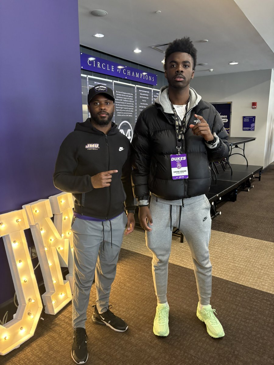 Loved it at JMU can’t wait to be back soon!! <a href="/CoachhBarnes/">𝙆𝙮𝙡𝙚 𝘽𝙖𝙧𝙣𝙚𝙨</a> <a href="/Justin_Harpo/">Justin Harper</a>