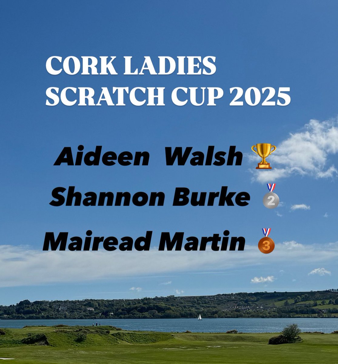 Irish Amateur golf info (@amateur_info) on Twitter photo Walsh top in <a href="/CorkGolfClub/">Cork Golf Club</a> 🏆
Aideen Walsh posted a second round 1 under to claim a one shot victory in Cork golf club’s ladies scratch cup, Aideen was level par for the 36 holes today.
Shannon Burke finished runner up 🥈
Mairead Martin 🥉
Claire Coughlan Ryan 4th
Ella Walsh top in <a href="/CorkGolfClub/">Cork Golf Club</a> 🏆
Aideen Walsh posted a second round 1 under to claim a one shot victory in Cork golf club’s ladies scratch cup, Aideen was level par for the 36 holes today.
Shannon Burke finished runner up 🥈
Mairead Martin 🥉
Claire Coughlan Ryan 4th
Ella