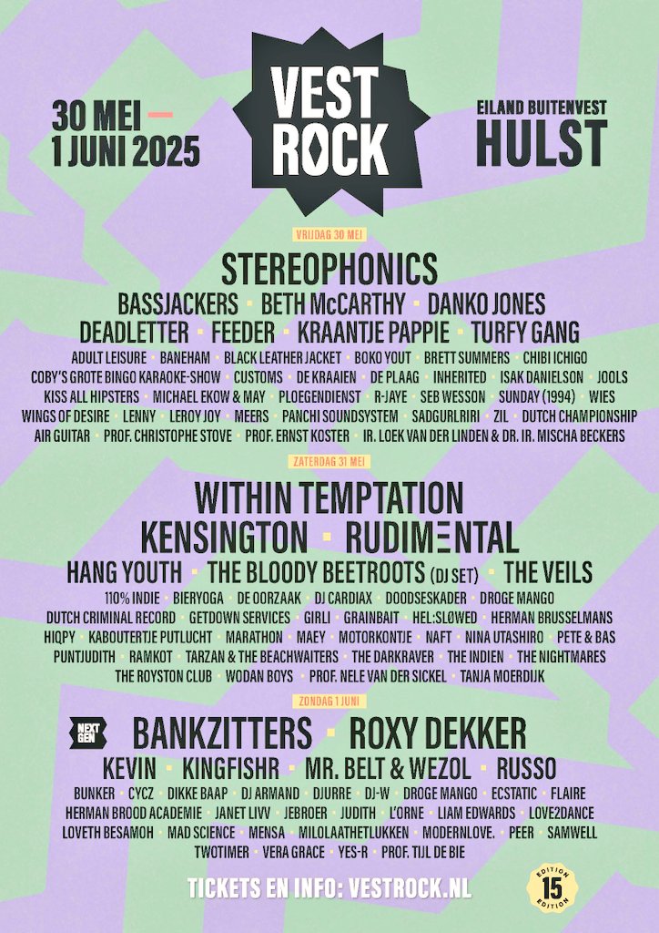 Van 30 mei - 1 juni vindt in Hulst het festival #VESTROCK plaats.
Op VESTROCK UNIVERSITY zal ik, net als andere UGent’ers (Ernst Koster, Nele Vandersickel en Tijl De Bie), een bijdrage leveren.
No worries: geen zang, wel een lezing mbt toxicologie 😉.
ugent.be/nl/actueel/uge…