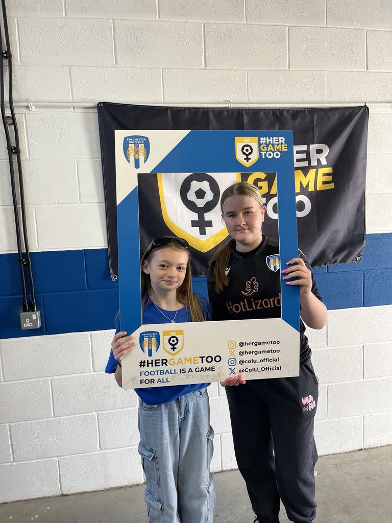 Andy Kettle (@automatic22) on Twitter photo A fantastic result for <a href="/ColU_Official/">Colchester United FC</a> with a largely diminished squad.
Perfect day to raise awareness for <a href="/HerGameToo/">Her Game Too</a> with #ColU ambassador <a href="/sgrlou/">Louise Harris</a>
Winning all round. Playoff push is still on 💙🤍 #hergametoo A fantastic result for <a href="/ColU_Official/">Colchester United FC</a> with a largely diminished squad.
Perfect day to raise awareness for <a href="/HerGameToo/">Her Game Too</a> with #ColU ambassador <a href="/sgrlou/">Louise Harris</a>
Winning all round. Playoff push is still on 💙🤍 #hergametoo