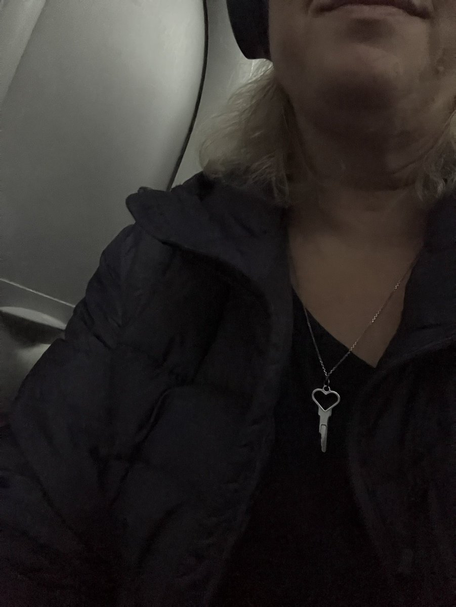 Flying Delta today and got a compliment on my necklace from the flight attendant. She called it ‘charming.’ I just smiled and thought… if only she knew what (or who) it unlocks back home. But then again, maybe she does….