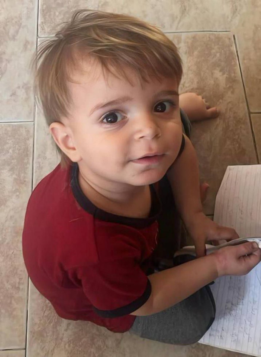 This is the grandson they are happy they murdered. A baby.
