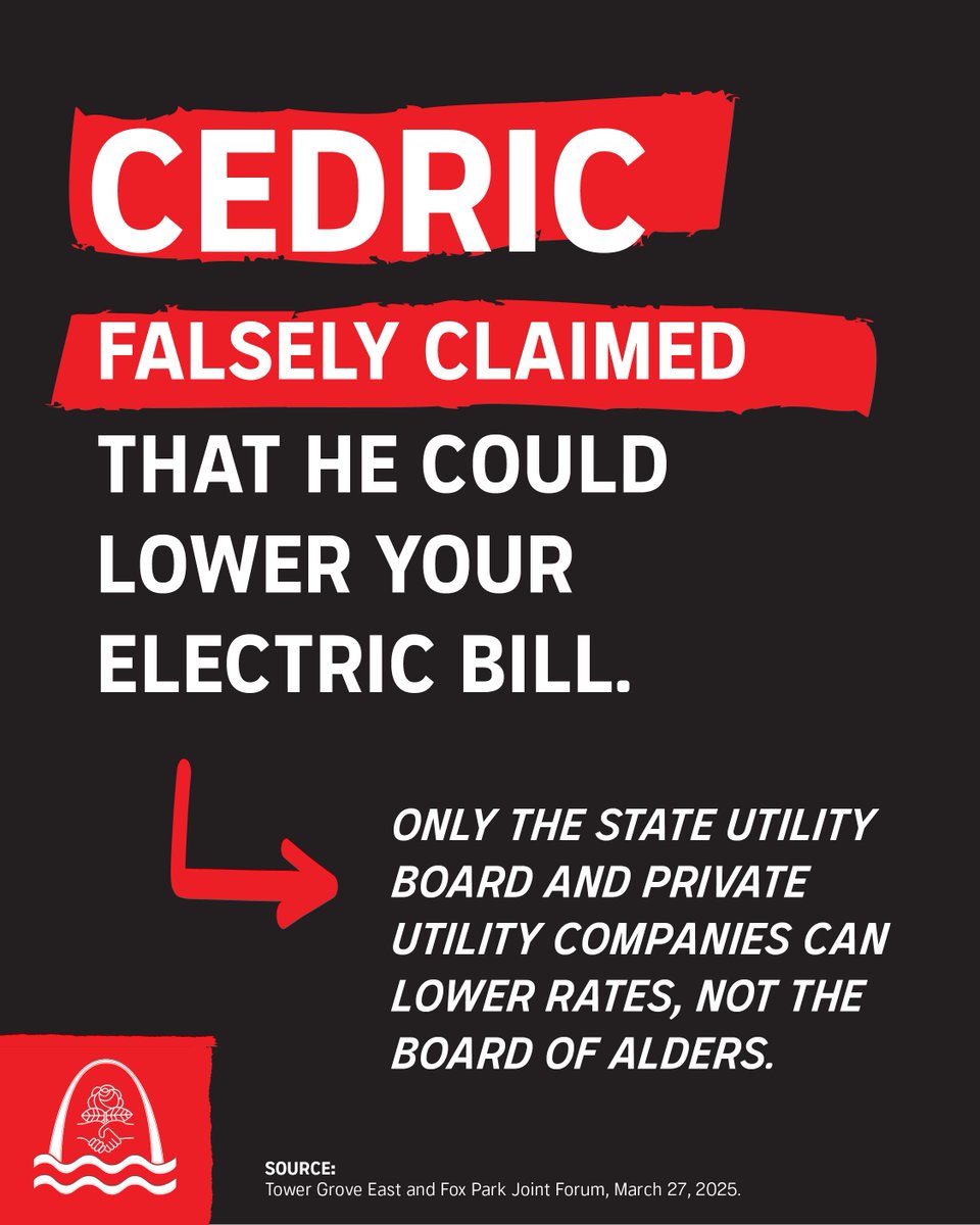 Saint Louis DSA πΉ (@stlouisdsa) on Twitter photo Cedric Redmon is not qualified to be alderman and is the opposite of everything the 7th ward stands for. Vote Alisha Sonnier in Ward 7 On Tuesday April 8.
#stl #stldsa <a href="/LishaLiberty/">Alisha Sonnier</a> Cedric Redmon is not qualified to be alderman and is the opposite of everything the 7th ward stands for. Vote Alisha Sonnier in Ward 7 On Tuesday April 8.
#stl #stldsa <a href="/LishaLiberty/">Alisha Sonnier</a>