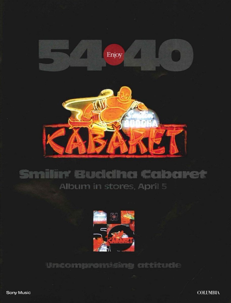 On This Day 

<a href="/5440/">54 40</a> released Smilin' Buddha Cabaret in 1994.

Share your favourite songs and memories in the comments!!!

Karine