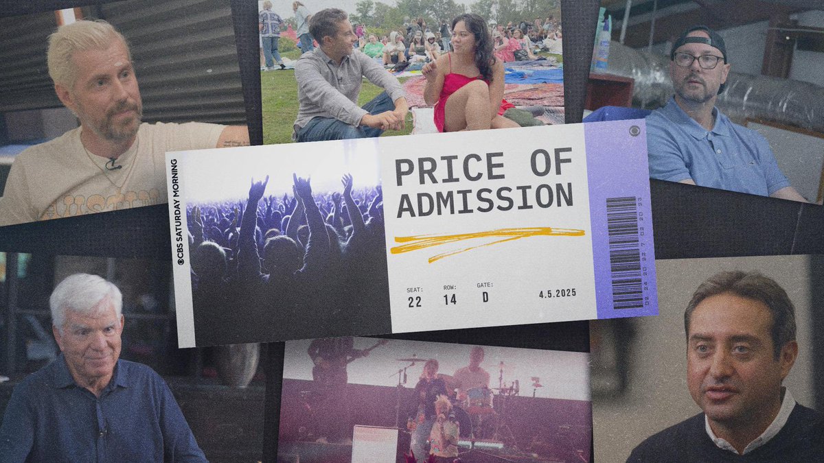 Brook Silva-Braga (@brook) on Twitter photo “The Price of Admission” … our full <a href="/cbssaturday/">CBS Saturday Morning</a> piece on concert ticketing… plus <a href="/danajacobson/">Dana Jacobson</a> and <a href="/CBSMMiller/">Michelle Miller</a> join me for a debrief. WATCH HERE: youtube.com/watch?v=1dRcD6… “The Price of Admission” … our full <a href="/cbssaturday/">CBS Saturday Morning</a> piece on concert ticketing… plus <a href="/danajacobson/">Dana Jacobson</a> and <a href="/CBSMMiller/">Michelle Miller</a> join me for a debrief. WATCH HERE: youtube.com/watch?v=1dRcD6…