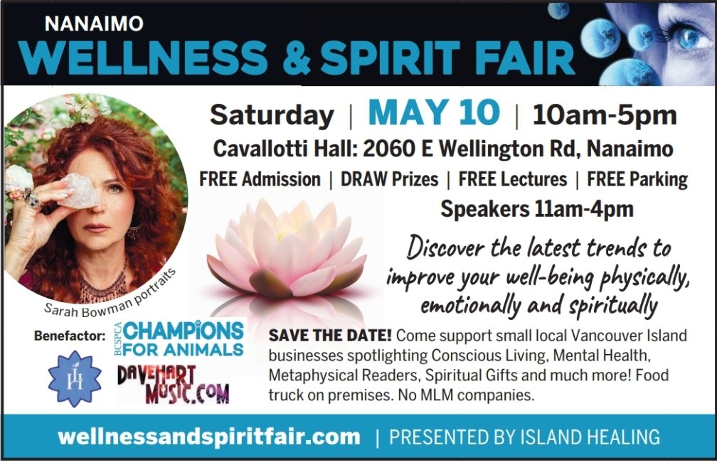 IslandHealingBC's tweet photo. SAVE the DATE INVITE 
Sat, May 10 (10am-5pm) 
SHARE on your social media platforms.

Please invite your friends and family to this FREE Admission, FREE Parking, FREE Lectures  FOOD Truck on premises.

INVITE
https://t.co/nXcf3BxEmo

VISIT WEBSITE  https://t.co/joF8eKFnvC https://t.co/pfom16ajRI