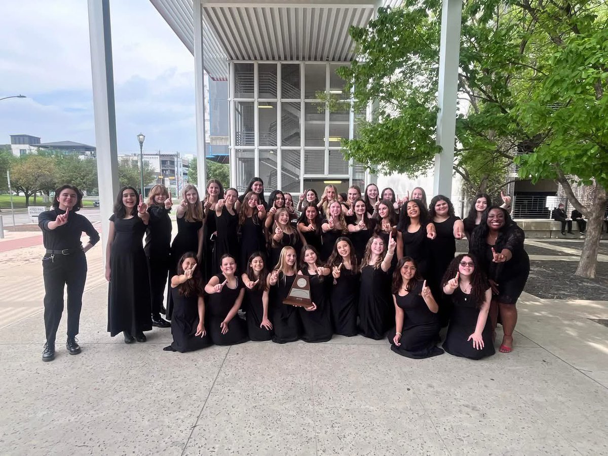 Murchison Matadors (@murchisonmats) on Twitter photo Two Varsity Choirs and Two Sweepstakes with straight 1s!! Both singing advanced 3 part music above their level! Our kids are amazing and Ms. Taylor is an amazing choir teacher! 🧡💛🏆
<a href="/AngelWilson36/">Angel Wilson, Ed.D.</a> <a href="/AisdMiddle/">AISD Middle Schools Office</a> <a href="/charaharris79/">Chara Harris, M.A.</a> Two Varsity Choirs and Two Sweepstakes with straight 1s!! Both singing advanced 3 part music above their level! Our kids are amazing and Ms. Taylor is an amazing choir teacher! 🧡💛🏆
<a href="/AngelWilson36/">Angel Wilson, Ed.D.</a> <a href="/AisdMiddle/">AISD Middle Schools Office</a> <a href="/charaharris79/">Chara Harris, M.A.</a>