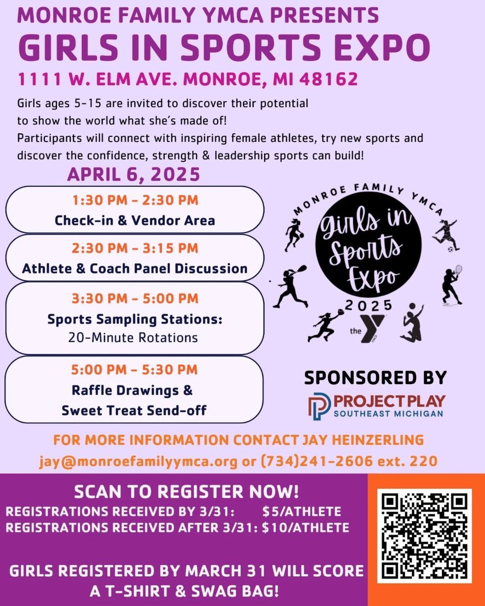 Great Lakes Regional Field Hockey (@greatlakesrfh) on Twitter photo Great Lakes Regional Field Hockey will be there! Looking forward to this great girls in sports day! Come try Field Hockey + enjoy many opportunities to play with friends!
<a href="/YMCAMonroe/">Monroe Family YMCA</a> @projectplaysemi <a href="/cfsem/">Community Foundation for Southeast Michigan</a> #glrfh #glrfh_mi #projectplay #girlsinsports #empowergirls #fieldhockey Great Lakes Regional Field Hockey will be there! Looking forward to this great girls in sports day! Come try Field Hockey + enjoy many opportunities to play with friends!
<a href="/YMCAMonroe/">Monroe Family YMCA</a> @projectplaysemi <a href="/cfsem/">Community Foundation for Southeast Michigan</a> #glrfh #glrfh_mi #projectplay #girlsinsports #empowergirls #fieldhockey