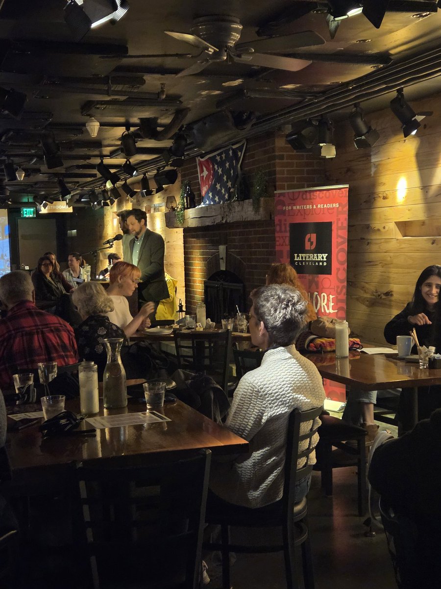 I had fun hearing authors read their "Appetite" themed stories at <a href="/litcleveland/">Literary Cleveland</a> Hungry Heart event (it also made me hungry 😋).