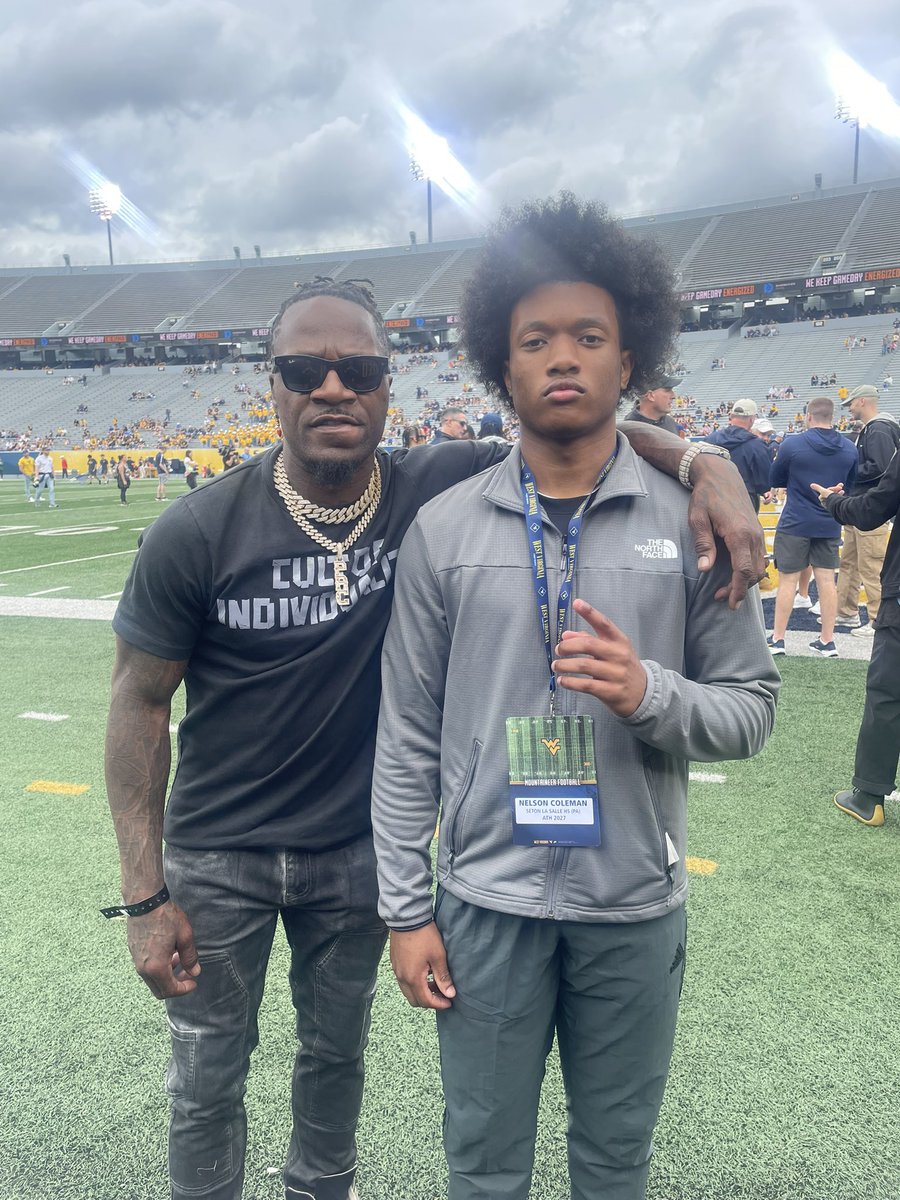 Nelson Coleman (@thenelsrcole) on Twitter photo Pac Man - WVU Legend
#WVUspringgame
<a href="/WVUfootball/">West Virginia Football</a>
<a href="/RichRod_WVU1/">Rich Rodriguez</a>
<a href="/CoachRodWest/">Rod West</a>
<a href="/theking1/">Justin King | IG: J.King_LIG</a>
<a href="/REALPACMAN24/">ADAm Pacman Jones</a> Pac Man - WVU Legend
#WVUspringgame
<a href="/WVUfootball/">West Virginia Football</a>
<a href="/RichRod_WVU1/">Rich Rodriguez</a>
<a href="/CoachRodWest/">Rod West</a>
<a href="/theking1/">Justin King | IG: J.King_LIG</a>
<a href="/REALPACMAN24/">ADAm Pacman Jones</a>