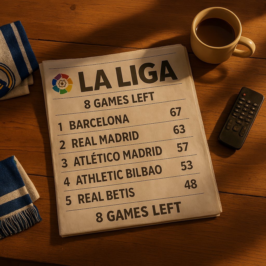 Quedan 8 Partidos 😰

Que temporada tan sufrida pa
#HalaMadrid
