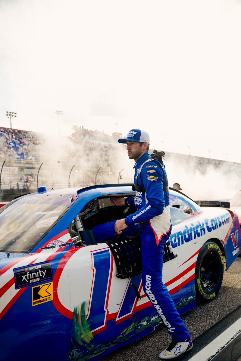 Hendrick Motorsports (@teamhendrick) on Twitter photo He didn't back down from the Lady in Black. <a href="/chaseelliott/">Chase Elliott</a> finishes second at <a href="/TooToughToTame/">Darlington Raceway</a>. He didn't back down from the Lady in Black. <a href="/chaseelliott/">Chase Elliott</a> finishes second at <a href="/TooToughToTame/">Darlington Raceway</a>.